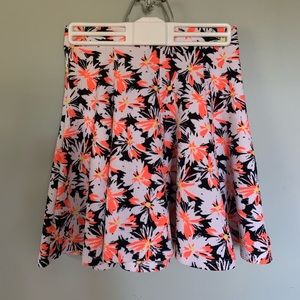 Neon pink skater skirt